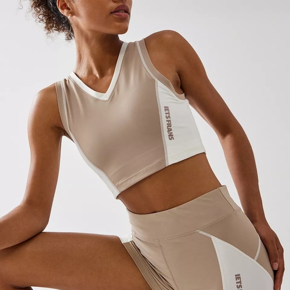 URBAN OUTFITTERS iets frans SPORT top & leggings SET - Picture 2 of 16